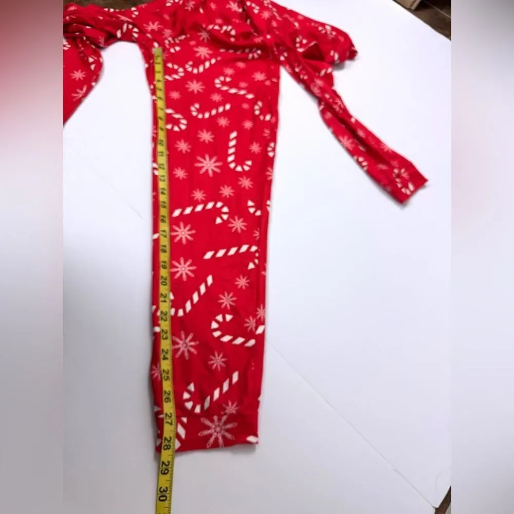 NEW Candy Cane Onesie Pajamas M